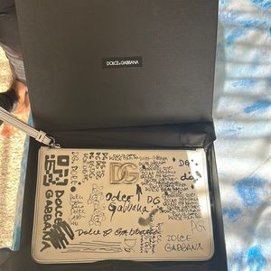 Brand new D&G pouch with graffiti